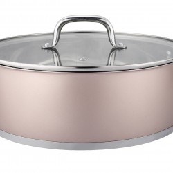 Ρηχή Κατσαρόλα Σε Rose Gold