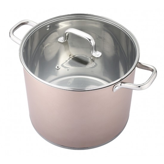 Βαθιά Κατσαρόλα Σε Rose Gold
