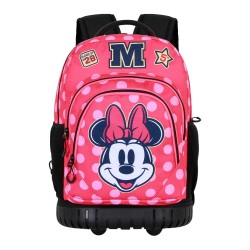 Σχολική Τσάντα Τρόλεϊ Minnie Mouse Pink Dots